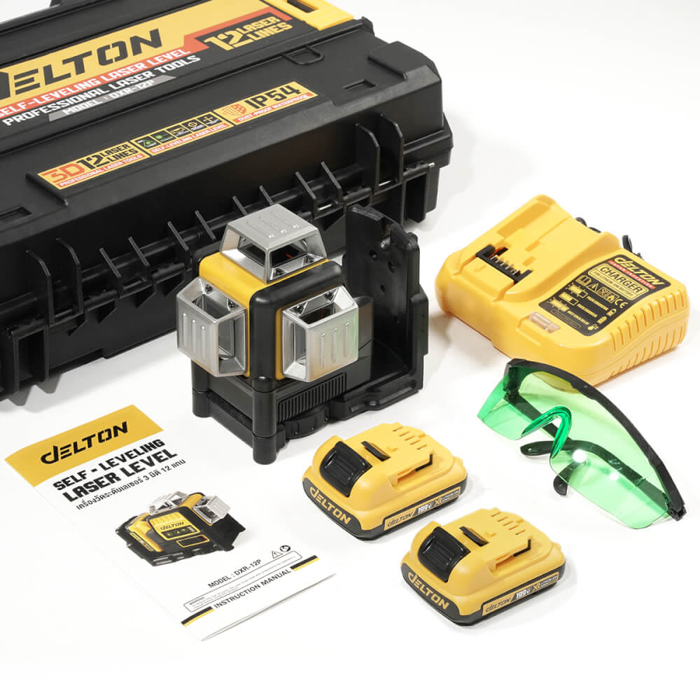 เครื่องวัดระดับเลเซอร์ DELTON รุ่น DXR-12P 3 มิติ 12 แกน 360 องศา_6